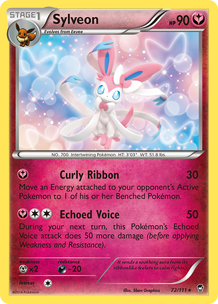 Sylveon - 72/111 - Theme Deck Exclusive [xy3msp-72] [Non-Holo]