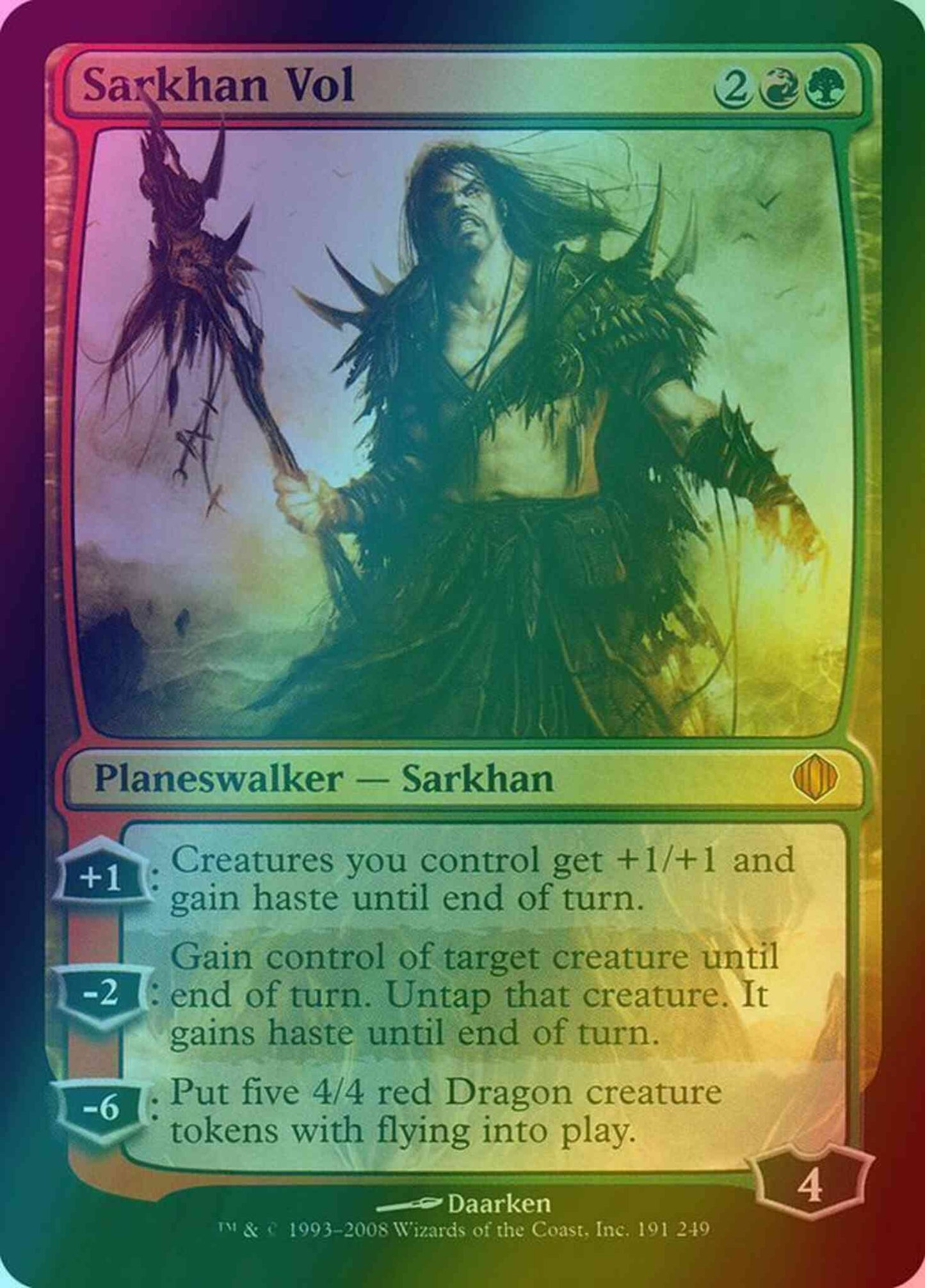 Sarkhan Vol [191] [Shards Of Alara] [Foil]