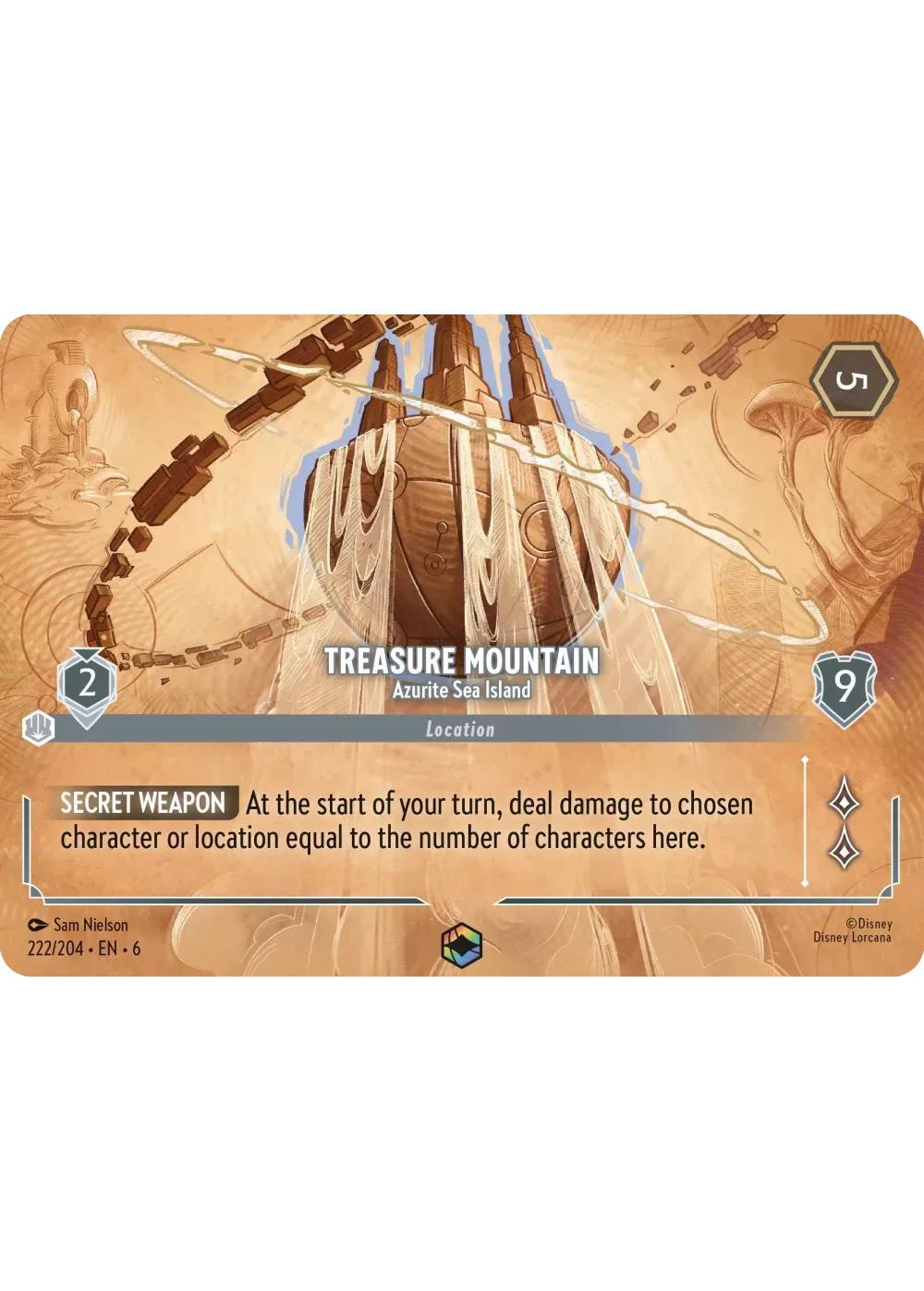 Treasure Mountain - Azurite Sea Island (Enchanted) - 222/204 [Azurite Sea] [Holofoil]