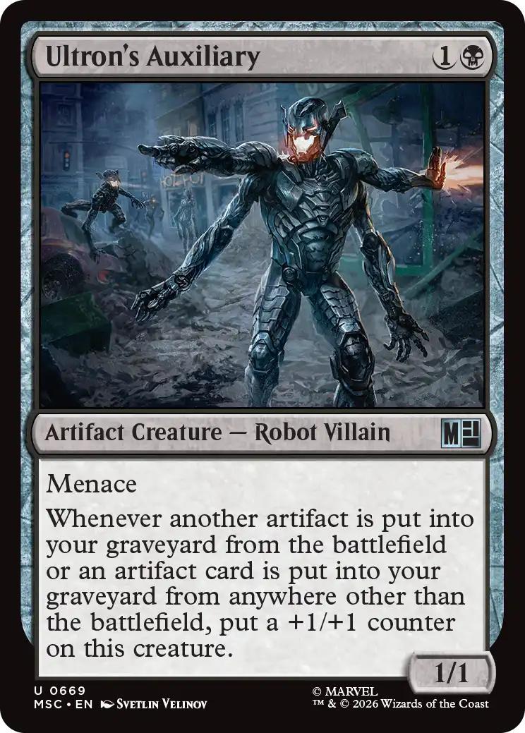 Ultron's Auxiliary [669] [Jumpstart] [Marvel Super Heroes: Commander] [Non-Foil]