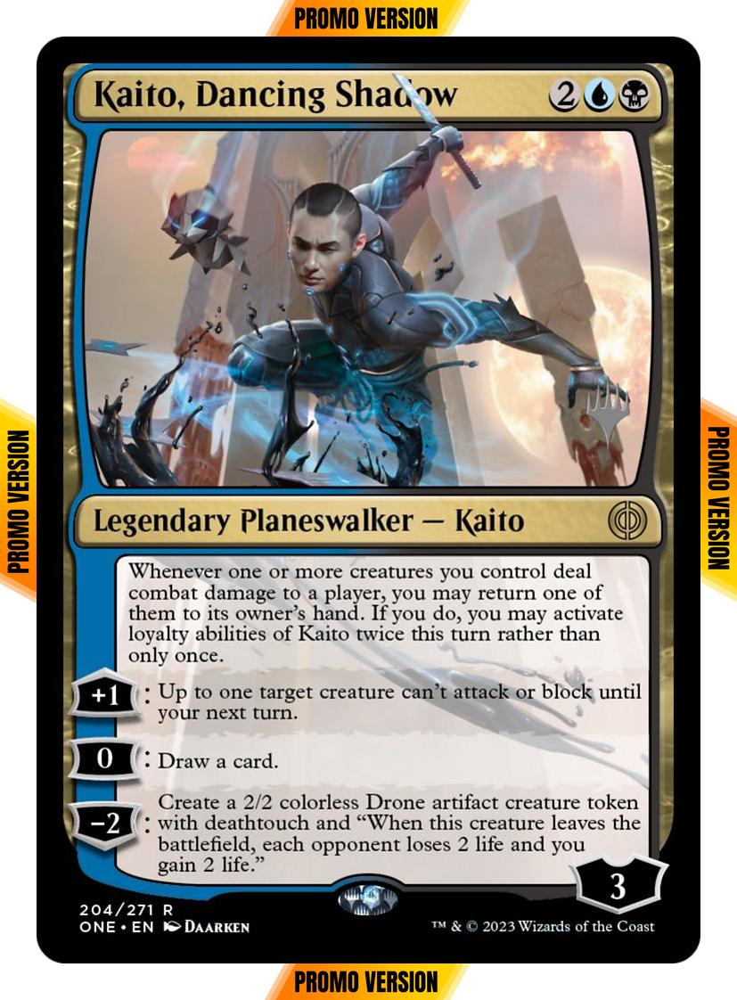 Kaito, Dancing Shadow [204p] [Promo Pack] [Phyrexia: All Will Be One: Promos] [Non-Foil]