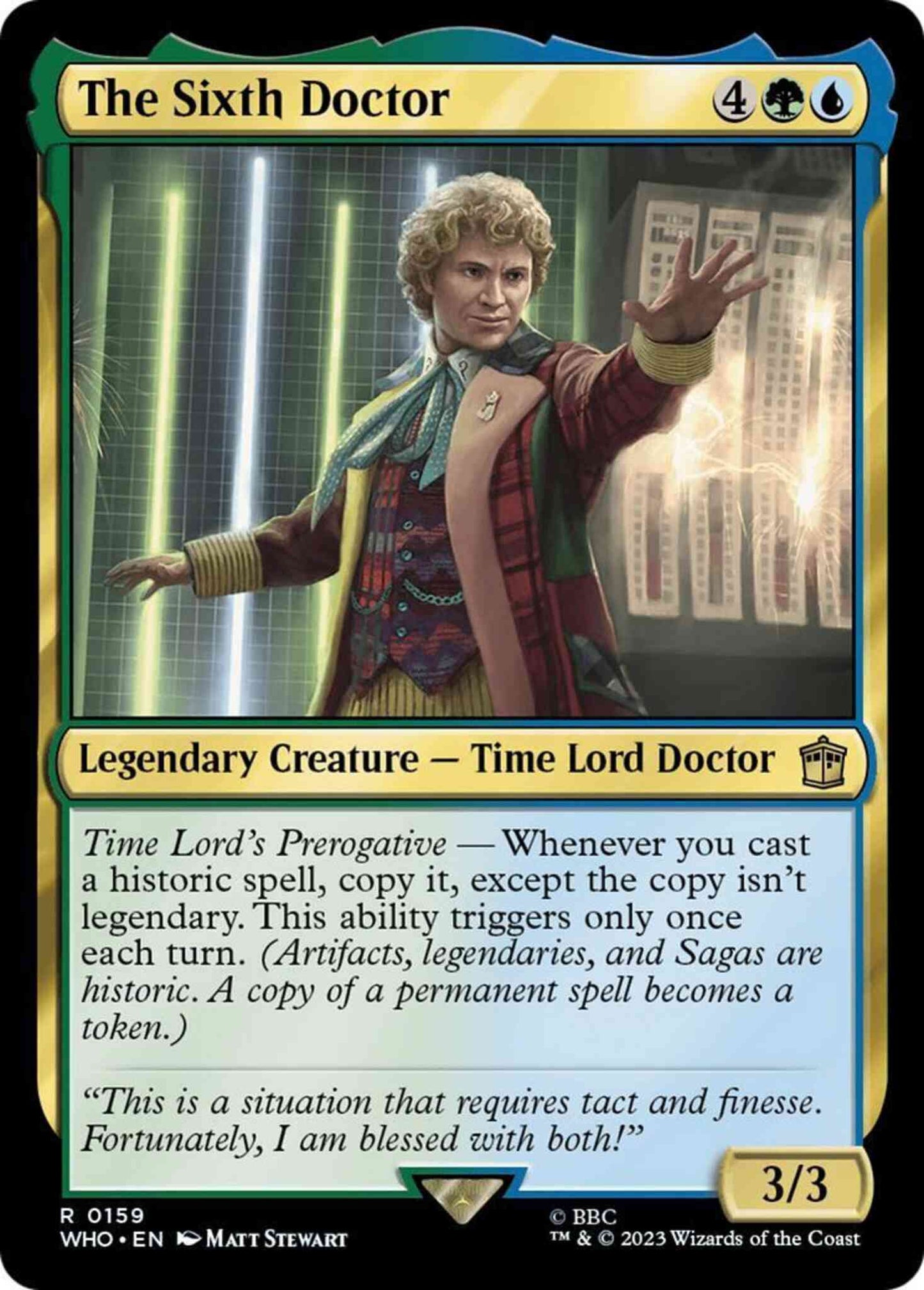 The Sixth Doctor [159] [Universes Beyond: Doctor Who] [Non-Foil]