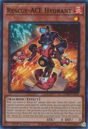 Rescue-ACE Hydrant - MZMI-EN076 - Super Rare - 1st Edition