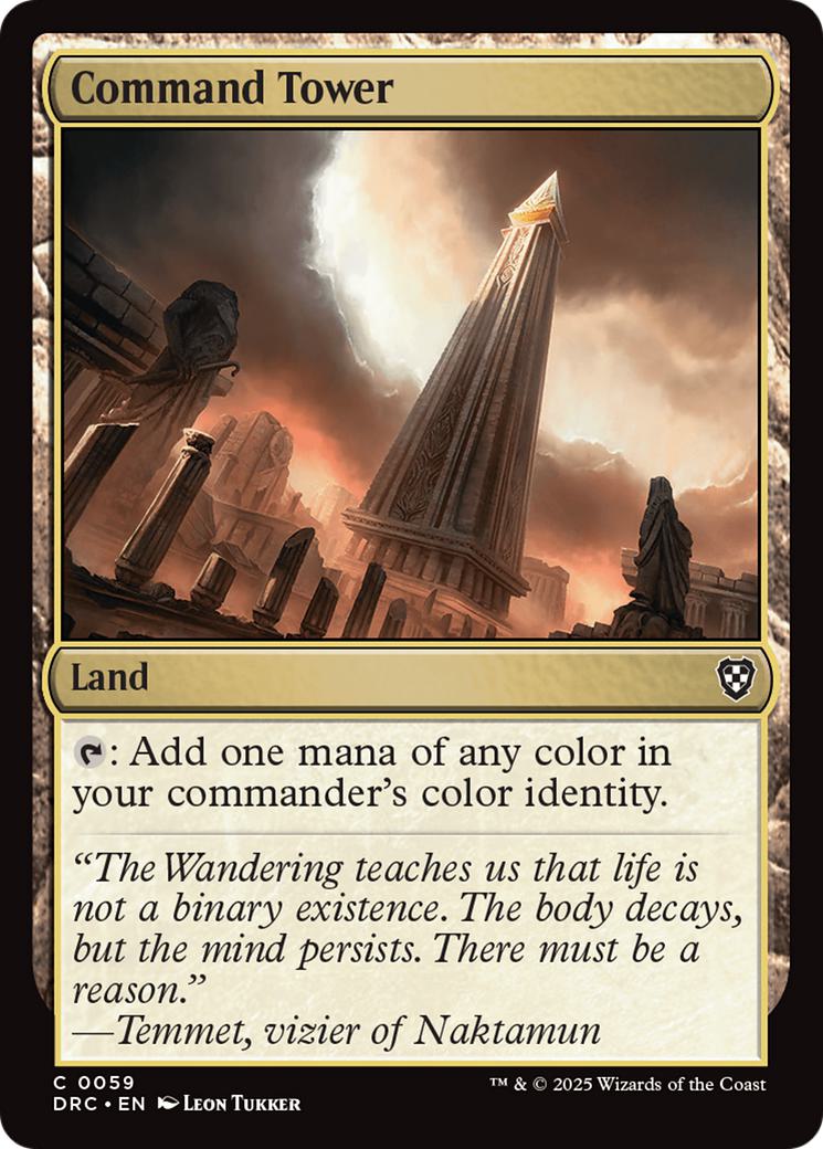 Command Tower [59] [Eternal Might] [Aetherdrift: Commander] [Non-Foil]