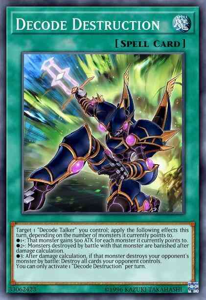 Decode Destruction - DUPO-EN016 - Ultra Rare - 1st Edition