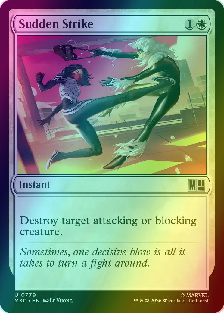 Sudden Strike [779] [Jumpstart] [Marvel Super Heroes: Commander] [Foil]
