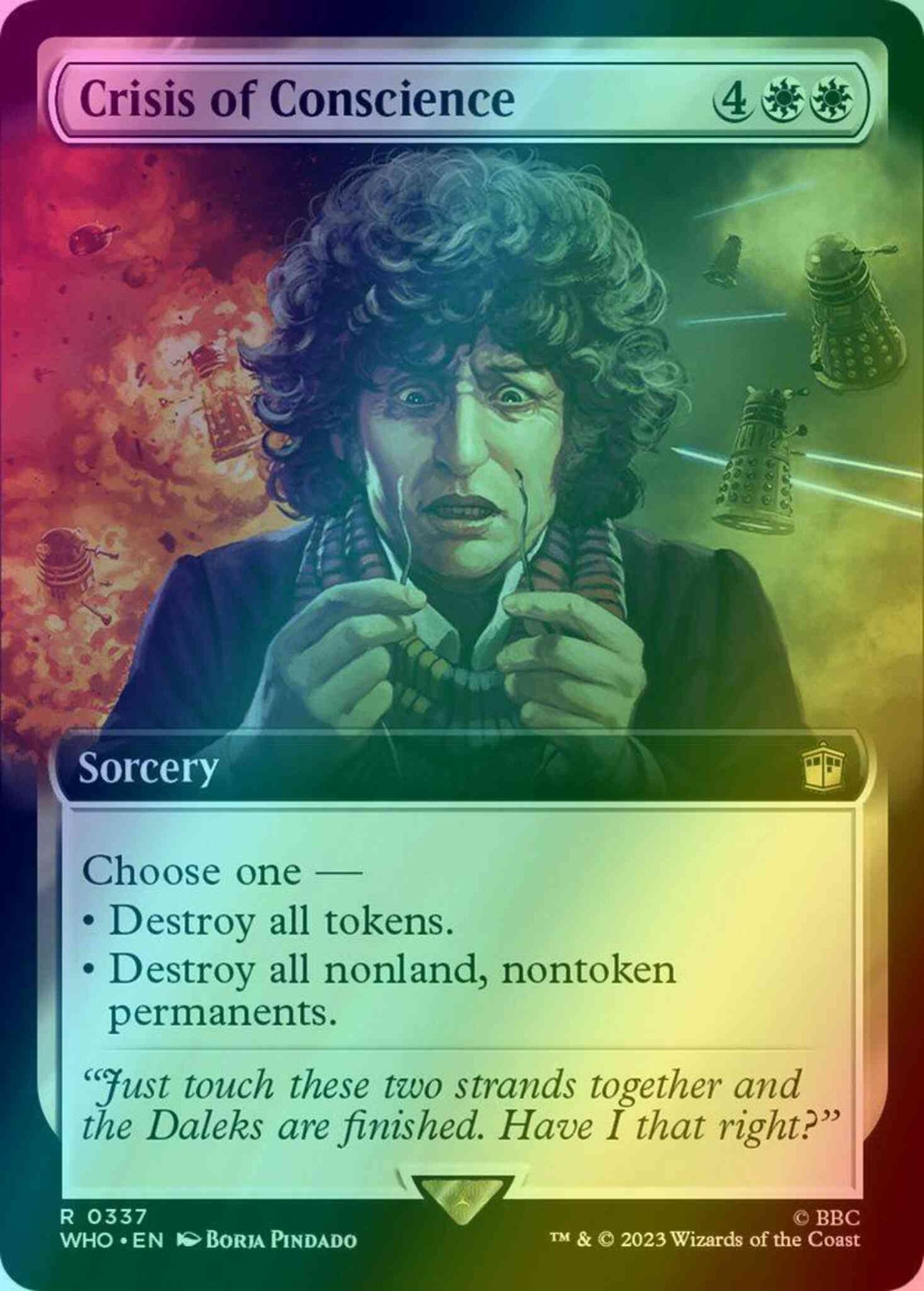 Crisis of Conscience [337] [Extended Art] [Universes Beyond: Doctor Who] [Foil]