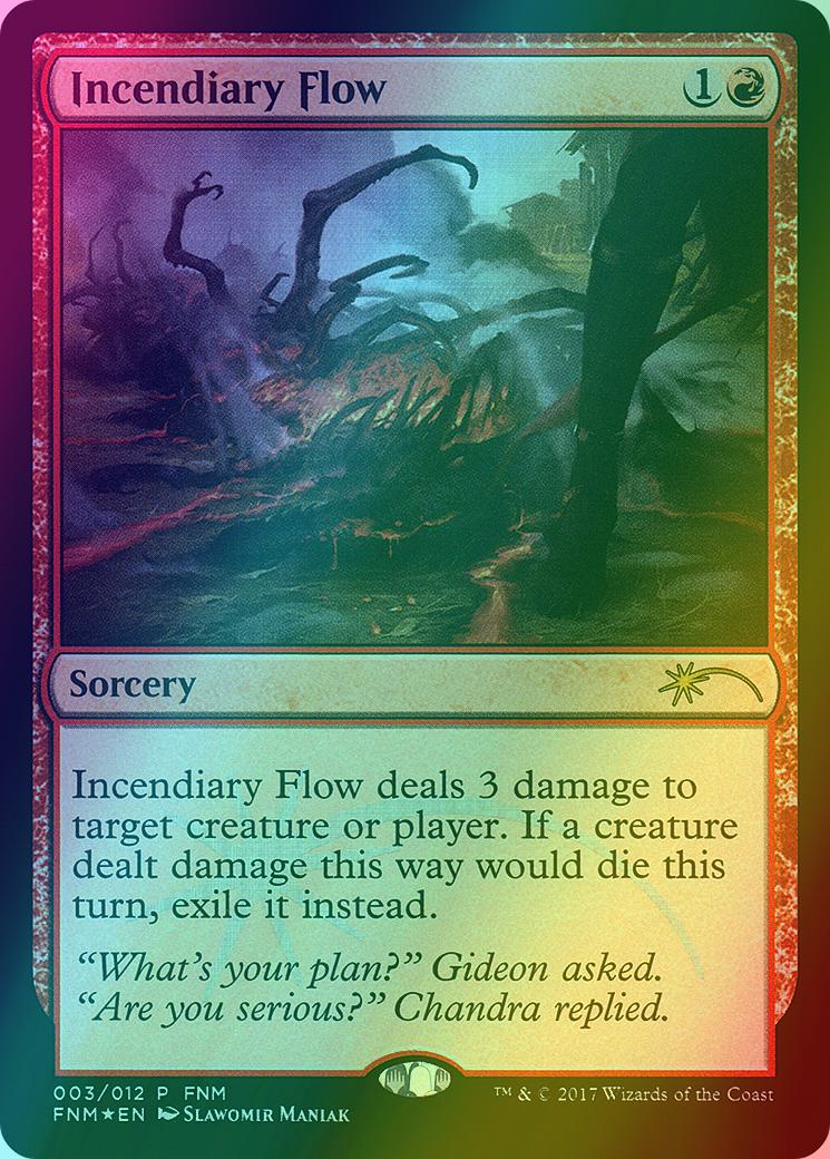 Incendiary Flow [3] [Friday Night Magic 2017] [Foil]