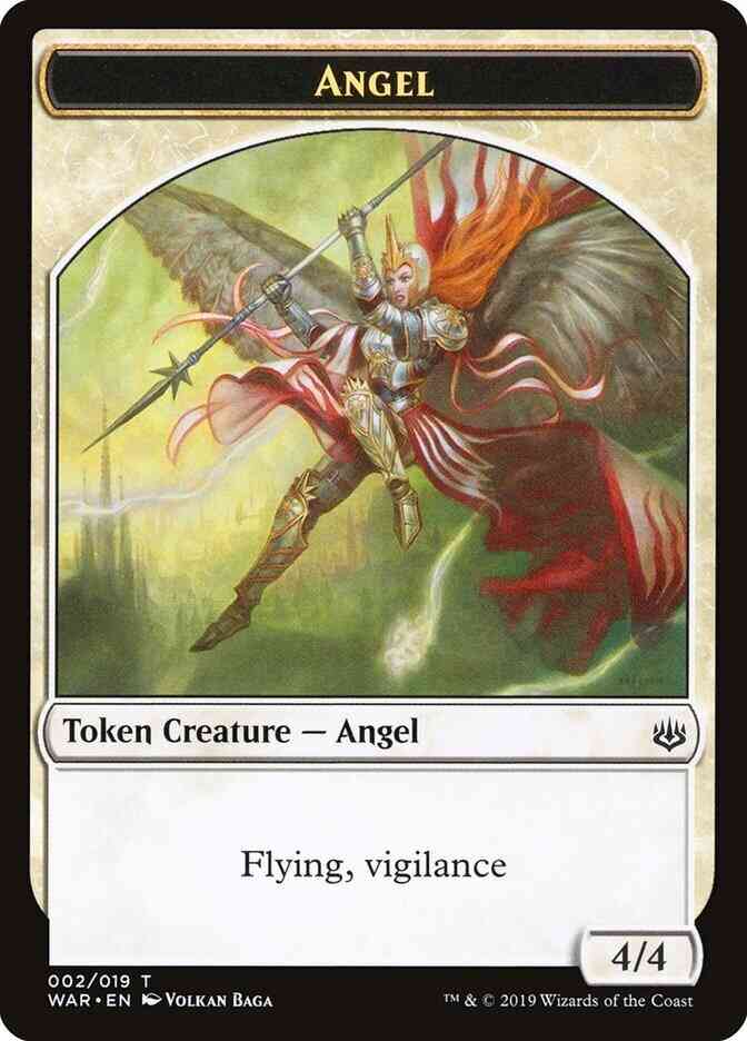 Angel Token [02] [War of the Spark Tokens] [Non-Foil]