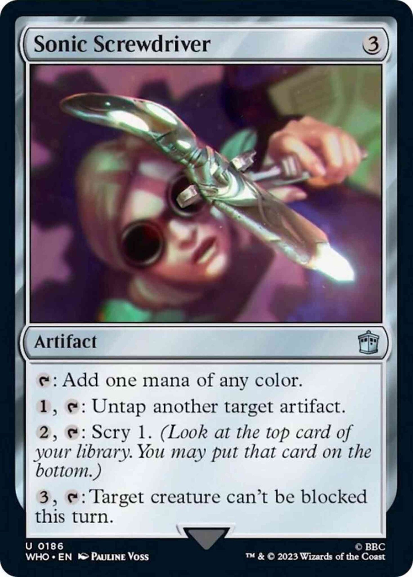 Sonic Screwdriver [186] [Universes Beyond: Doctor Who] [Non-Foil]