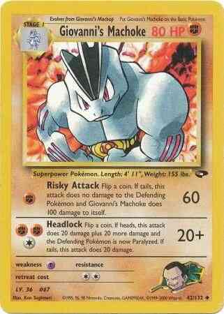 Giovanni's Machoke - 42/132 - Uncommon - Unlimited [gym2U-42] [Non-Holo]