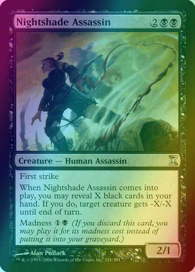 Nightshade Assassin [121] [Time Spiral] [Foil]