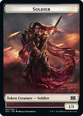 Egg Token (16) // Soldier Token (07) [Double Masters 2022: Tokens] [Non-Foil]