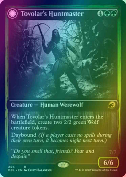 Tovolar's Huntmaster // Tovolar's Packleader [204] [Innistrad: Double Feature] [Foil]