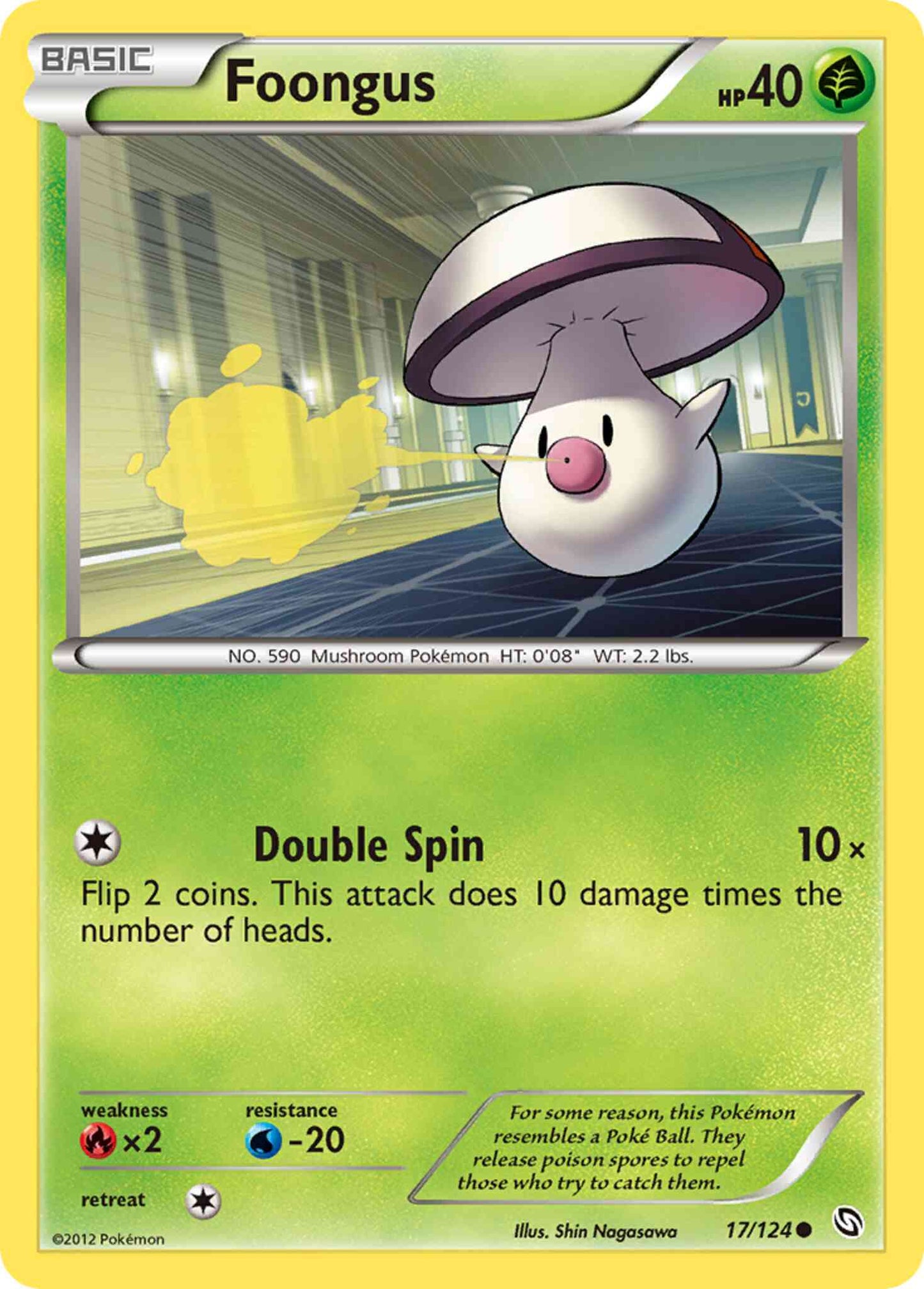 Foongus - 17/124 - Common [bw6-17] [Reverse Holo]