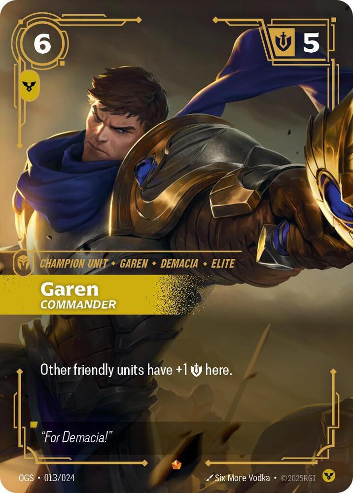 Garen - Commander - 013/024 [Origins: Proving Grounds] [Non-Foil]