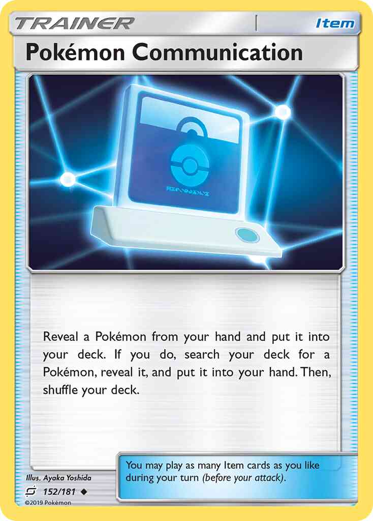 Pokémon Communication - 152/181 - Uncommon [sm9-152] [Reverse Holo]