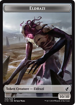 Egg Token (16) // Eldrazi Token (26) [Commander 2019 Tokens] [Non-Foil]