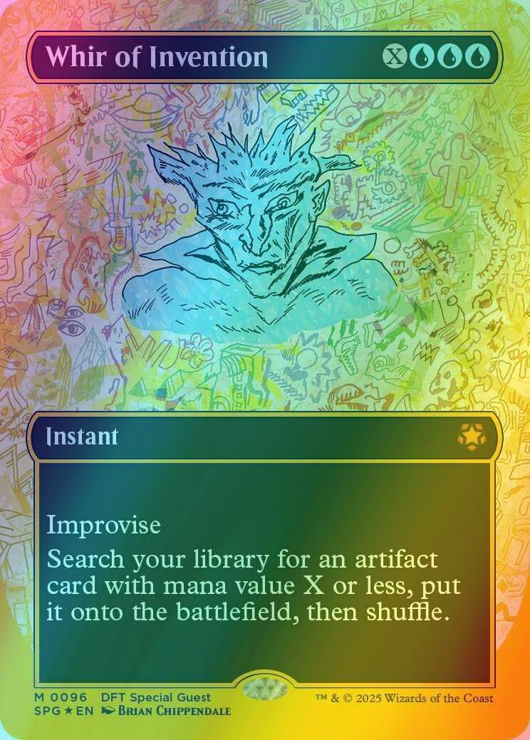 Whir of Invention [96] [Borderless] [Special Guests] [First-place Foil]