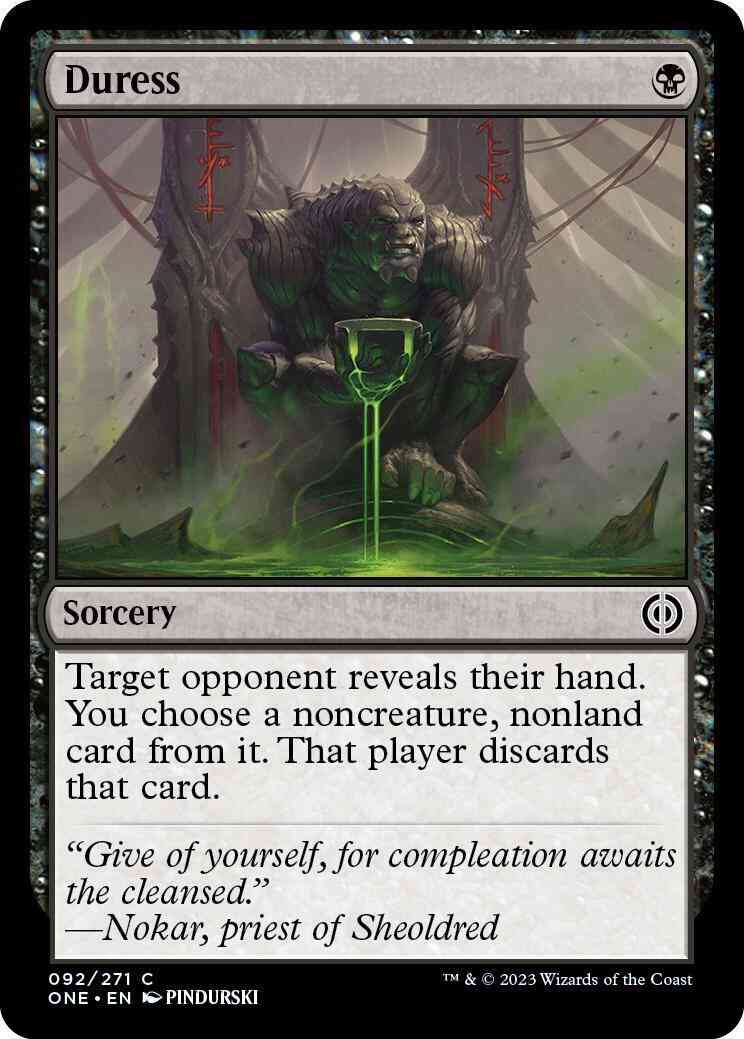 Duress [92] [Phyrexia: All Will Be One] [Non-Foil]