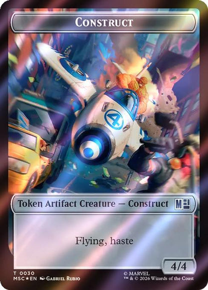 Construct Token (30) // Ox Token (23) [Marvel Super Heroes: Commander: Tokens] [Surge Foil]