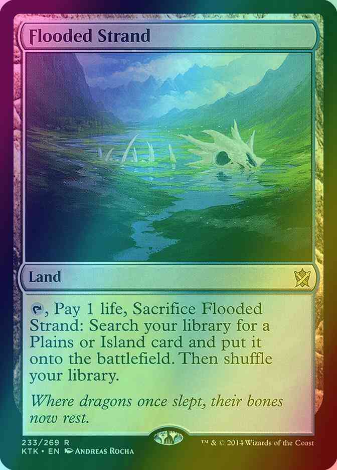 Flooded Strand [233] [Khans Of Tarkir] [Foil]