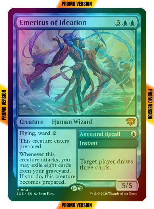 Emeritus of Ideation [45p] [Promo Pack] [Secrets of Strixhaven Promos] [Foil]