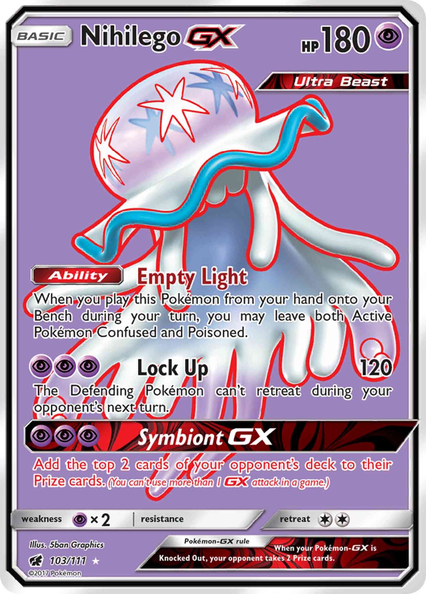 Nihilego-GX - 103/111 - Rare Ultra [sm4-103] [Ultra]