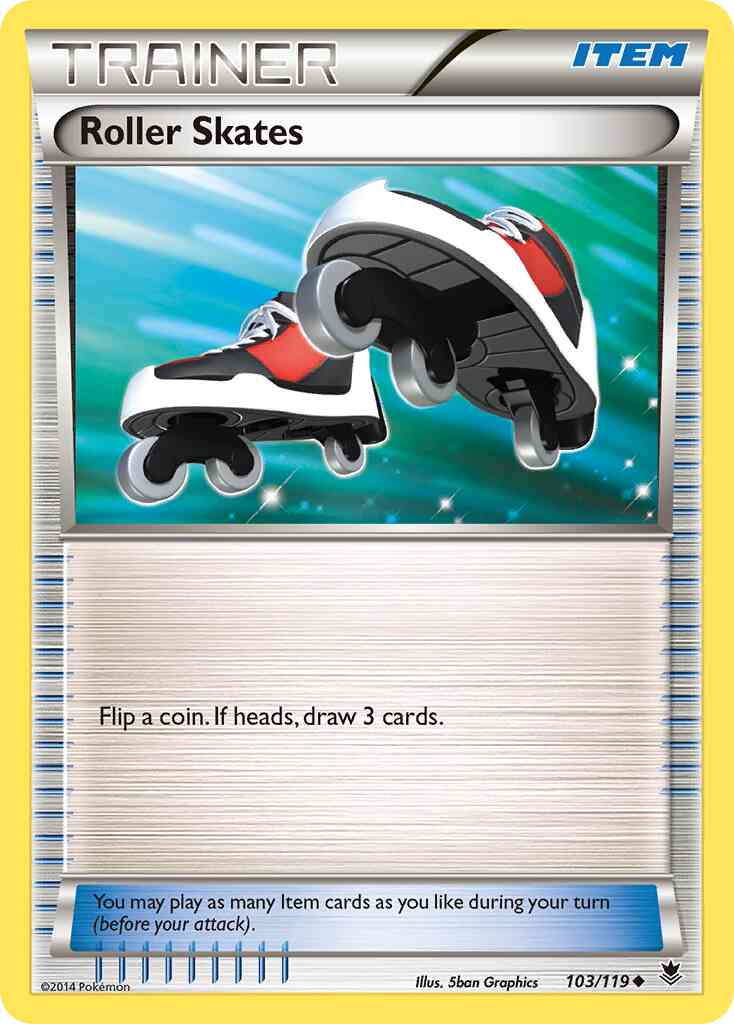 Roller Skates - 103/119 - Uncommon [xy4-103] [Reverse Holo]