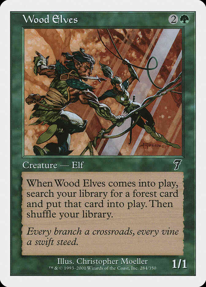 Wood Elves [284] [Seventh Edition] [Non-Foil]