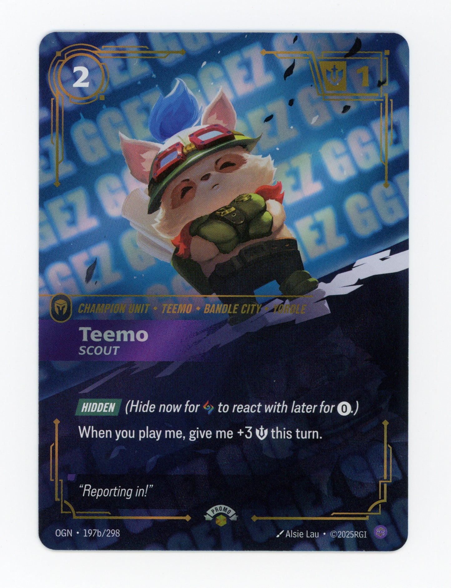 Teemo - Scout — GG EZ|Foil — ID 18734