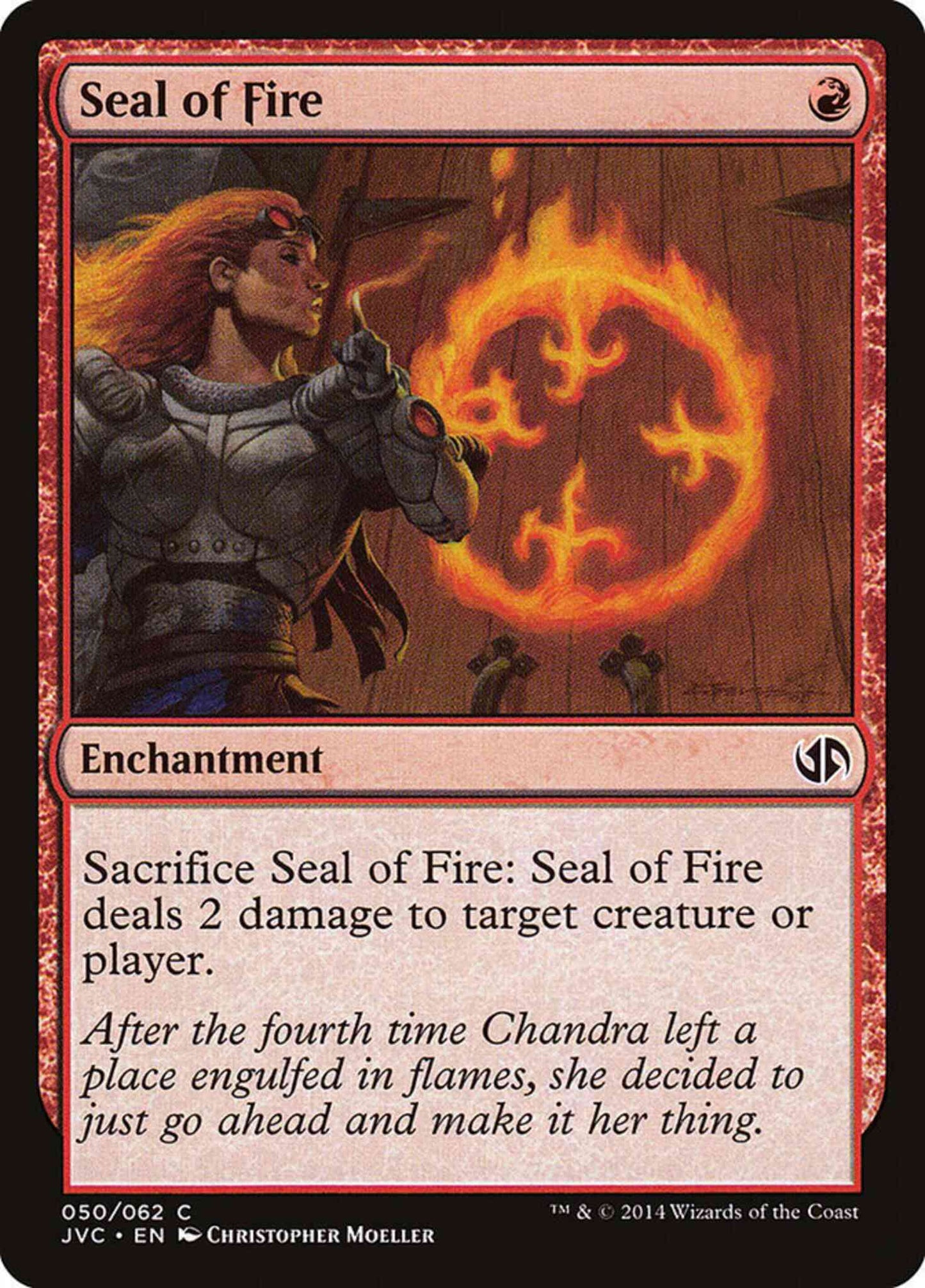 Seal of Fire [50] [Duel Decks Anthology: Jace vs. Chandra] [Non-Foil]