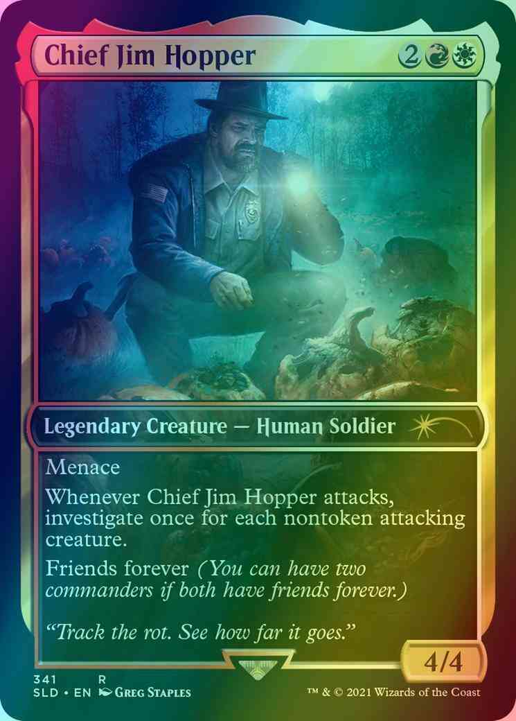 Chief Jim Hopper [0341] [Stranger Things] [Secret Lair Drop] [Foil]