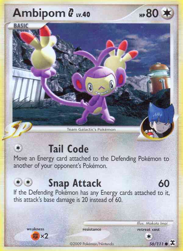 Ambipom G - 56/111 - Common [pl2-56] [Non-Holo]