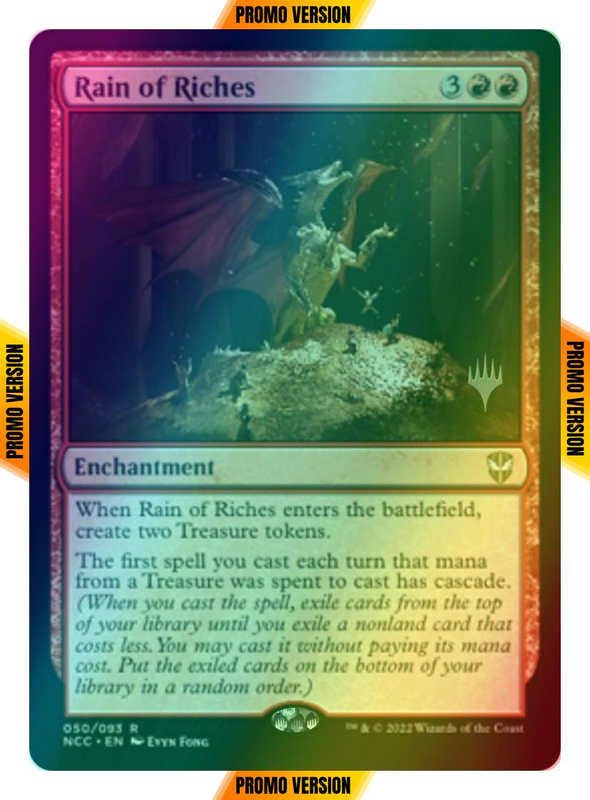 Rain of Riches [Promo Pack] [50p] [Streets of New Capenna: Commander: Promos] [Foil]