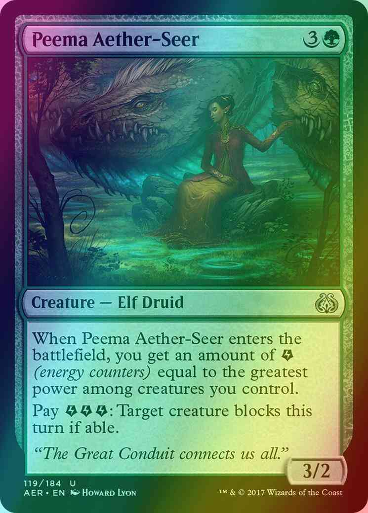 Peema Aether-Seer [119] [Aether Revolt] [Foil]
