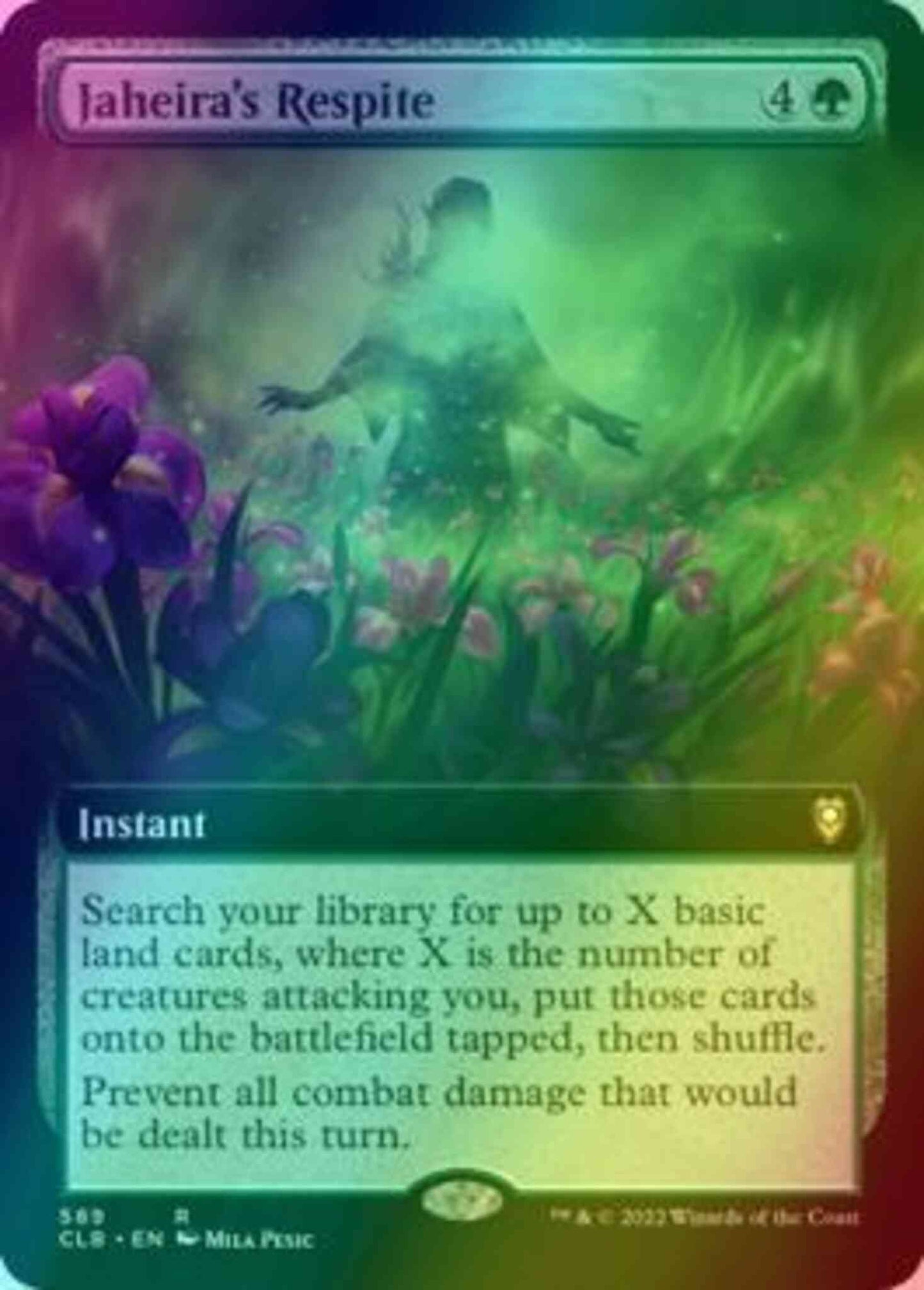 Jaheira's Respite [589] [Extended Art] [Commander Legends: Battle for Baldur's Gate] [Foil]