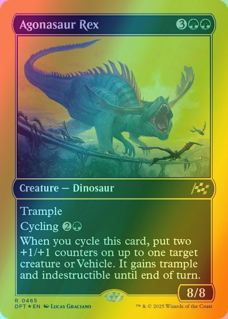 Agonasaur Rex [465] [Aetherdrift] [First-place Foil]