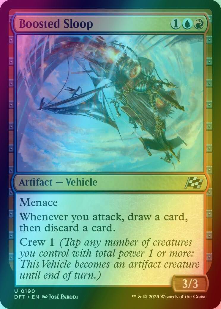 Boosted Sloop [190] [Aetherdrift] [Foil]
