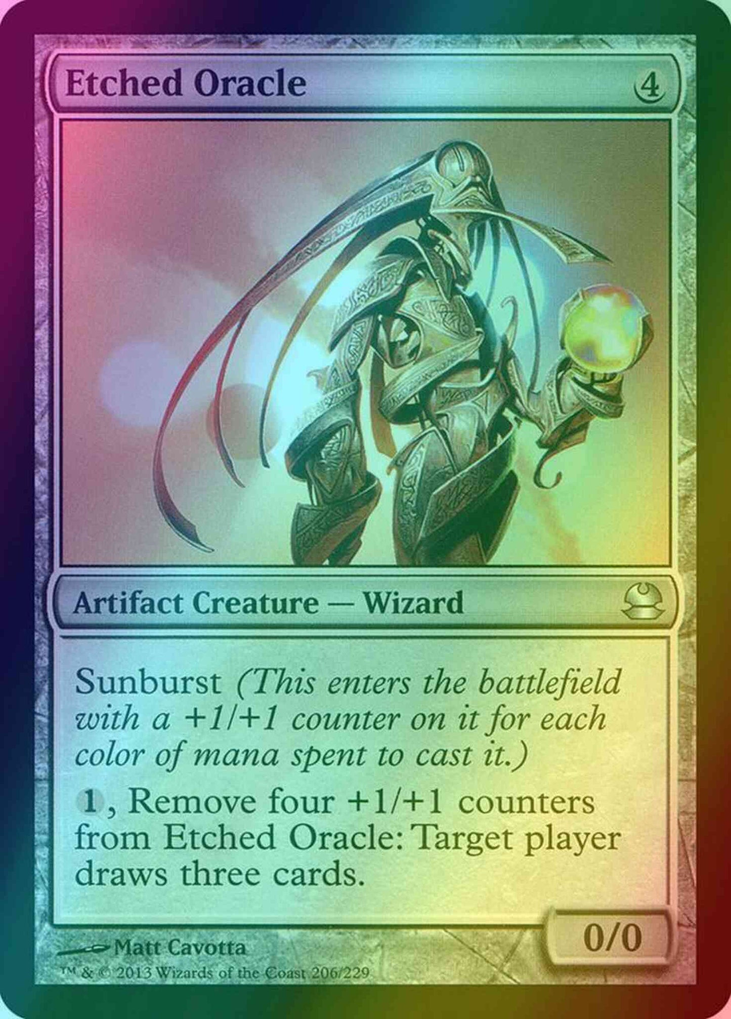 Etched Oracle [206] [Modern Masters] [Foil]
