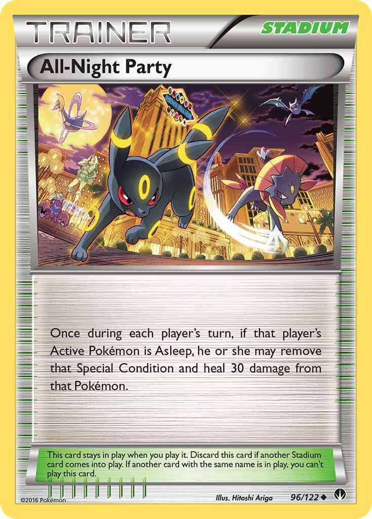 All-Night Party - 96/122 - Uncommon [xy9-96] [Non-Holo]