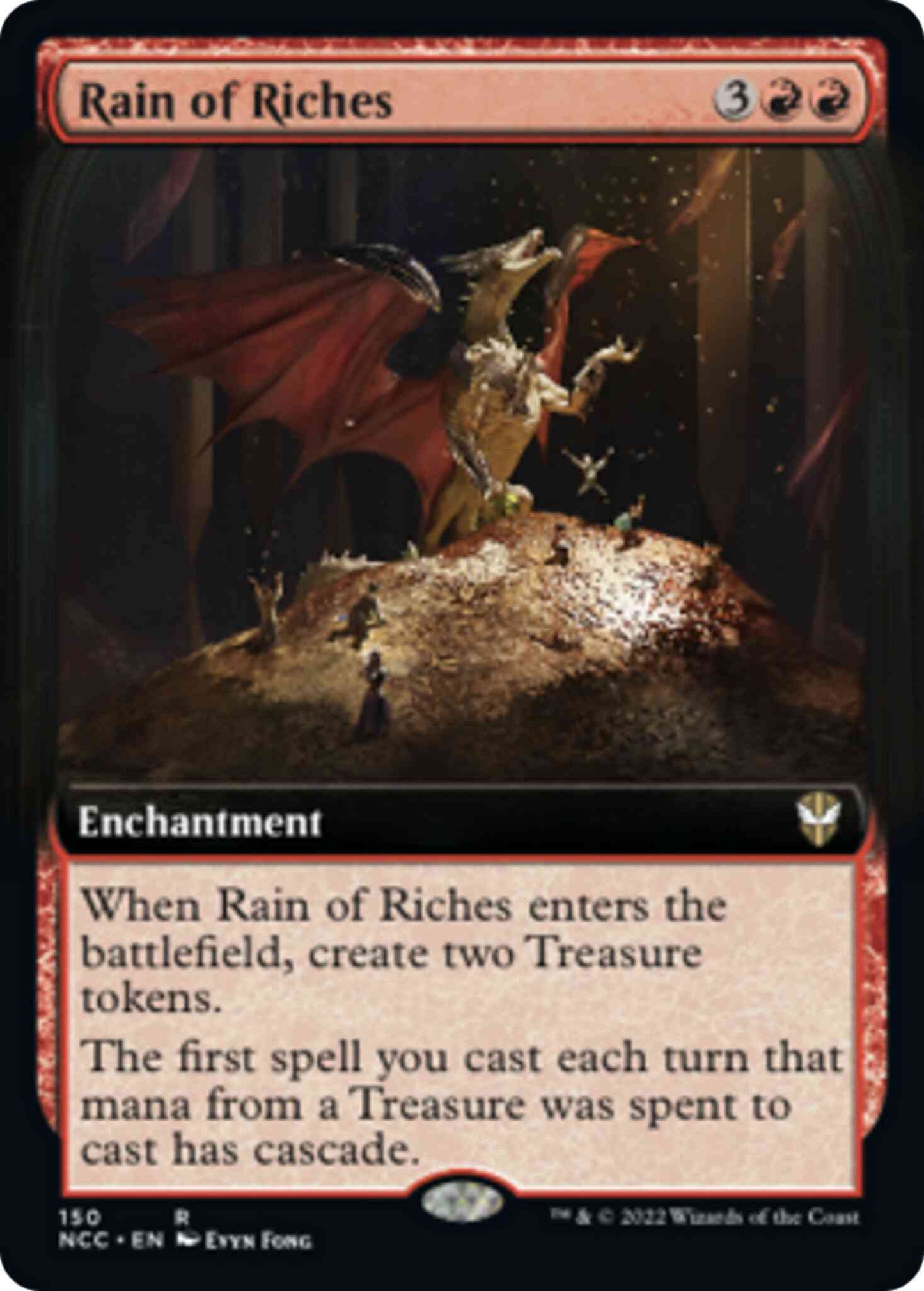 Rain of Riches [150] [Extended Art] [Streets of New Capenna: Commander] [Non-Foil]