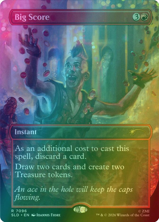 Big Score [7096] [Borderless] [Fallout: Welcome to New Vegas] [Secret Lair Drop] [Foil]