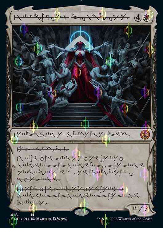 Elesh Norn, Mother of Machines - Phyrexian [418] [Phyrexian Showcase] [Phyrexia: All Will Be One] [Compleat Foil]