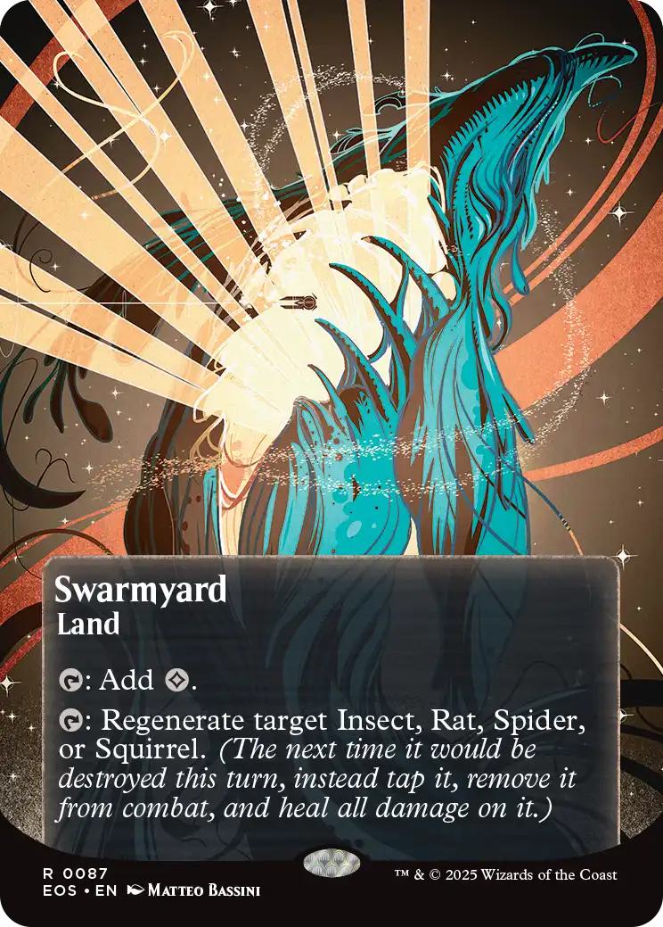 Swarmyard [87] [Borderless] [Poster] [Edge of Eternities: Stellar Sights] [Non-Foil]
