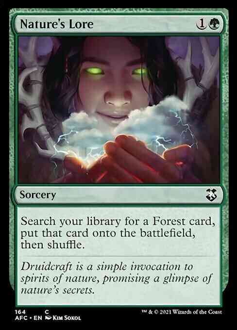 Nature's Lore [164] [Adventures in the Forgotten Realms Commander] [Non-Foil]
