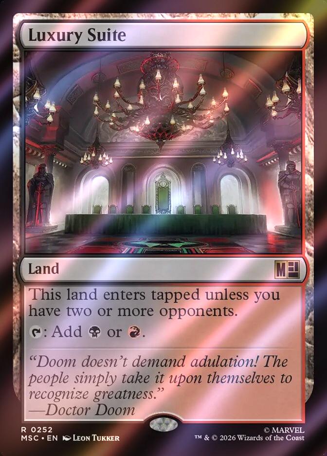 Luxury Suite [252] [Marvel Super Heroes: Commander] [Surge Foil]
