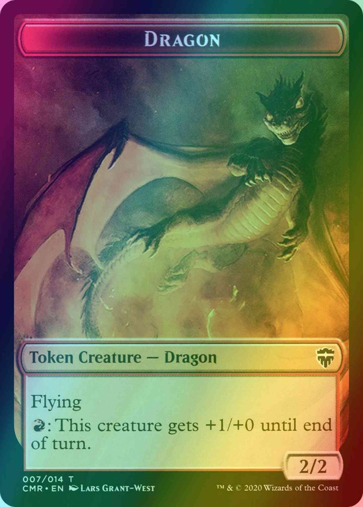 Dragon Token (07) // Treasure Token (12) [Commander Legends Tokens] [Foil]