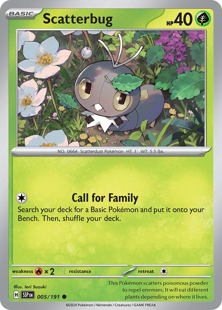 Scatterbug - 005/191 - Common [sv08-005] [Non-Holo]