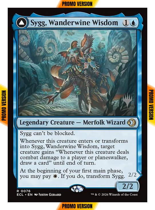 Sygg, Wandewine Wisdom // Sygg, Wanderbrine Shield [76p] [Promo Pack] [Lorwyn Eclipsed: Promos] [Non-Foil]